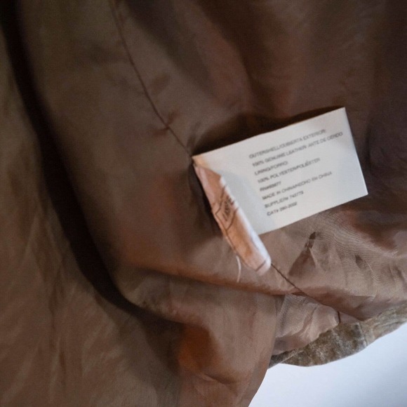 Vintage St Johns Bay Mens Jacket XL Faux Suede Washable Motorcycle 90's Y2K - Picture 6 of 12